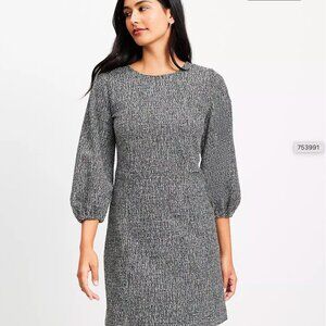 NWOT LOFT Tweed Flare Mini Dress